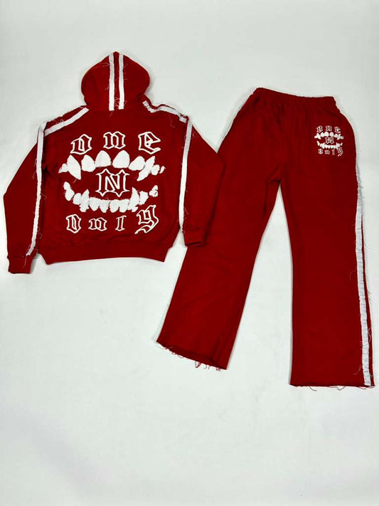 Red Sweat Suit