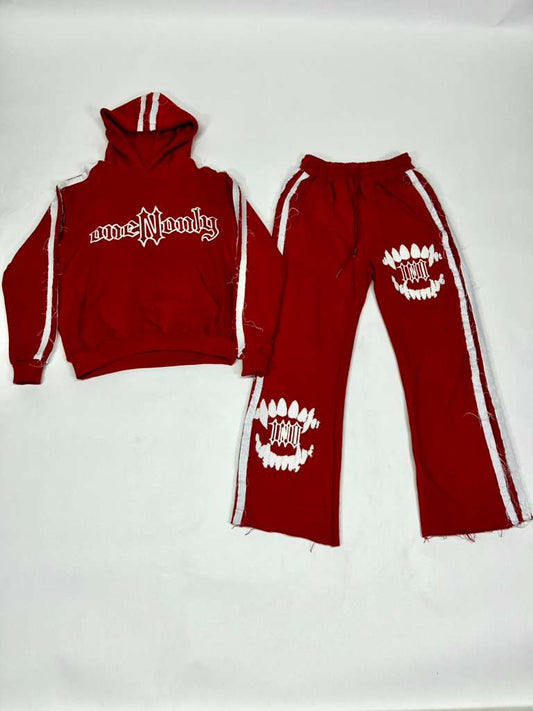 Red Sweat Suit
